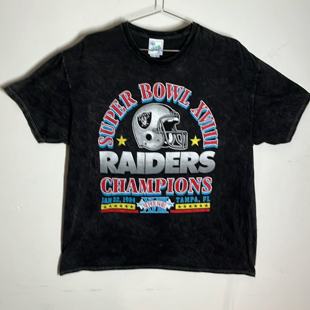 Raiders Throwback Super Bowl XV111 Sz XL T-Shirt